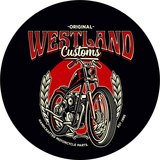 Bierviltjes | Westland Customs Chopper | 100 stuks_