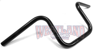 25,4mm Universal Handlebars Ape Hanger 22cm Black 1 inch